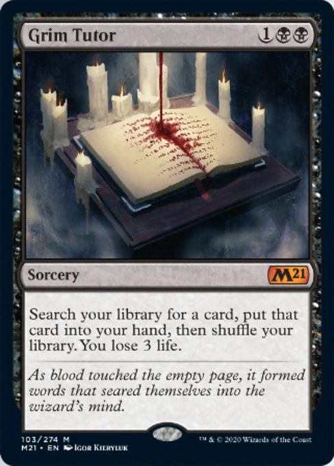 Grim Tutor [Core Set 2021] | Gear Gaming Bentonville