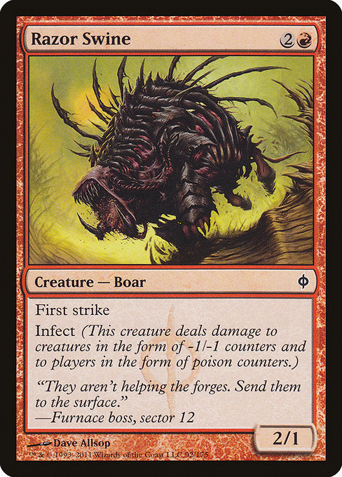 Razor Swine [New Phyrexia] | Gear Gaming Bentonville