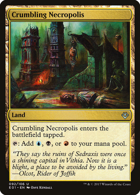 Crumbling Necropolis [Archenemy: Nicol Bolas] | Gear Gaming Bentonville