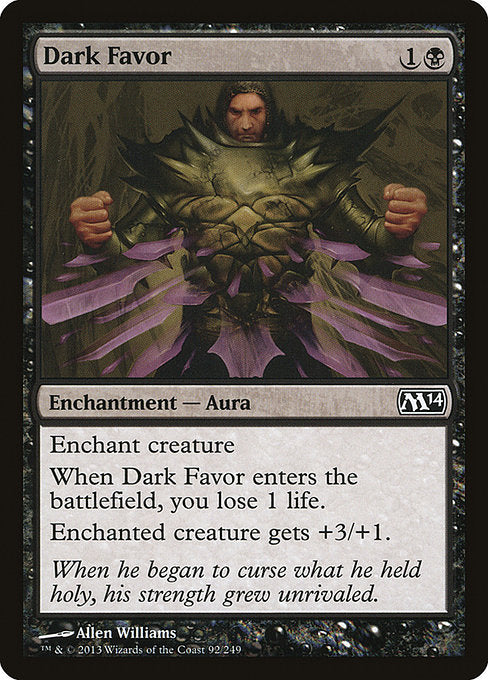 Dark Favor [Magic 2014 (M14)] | Gear Gaming Bentonville