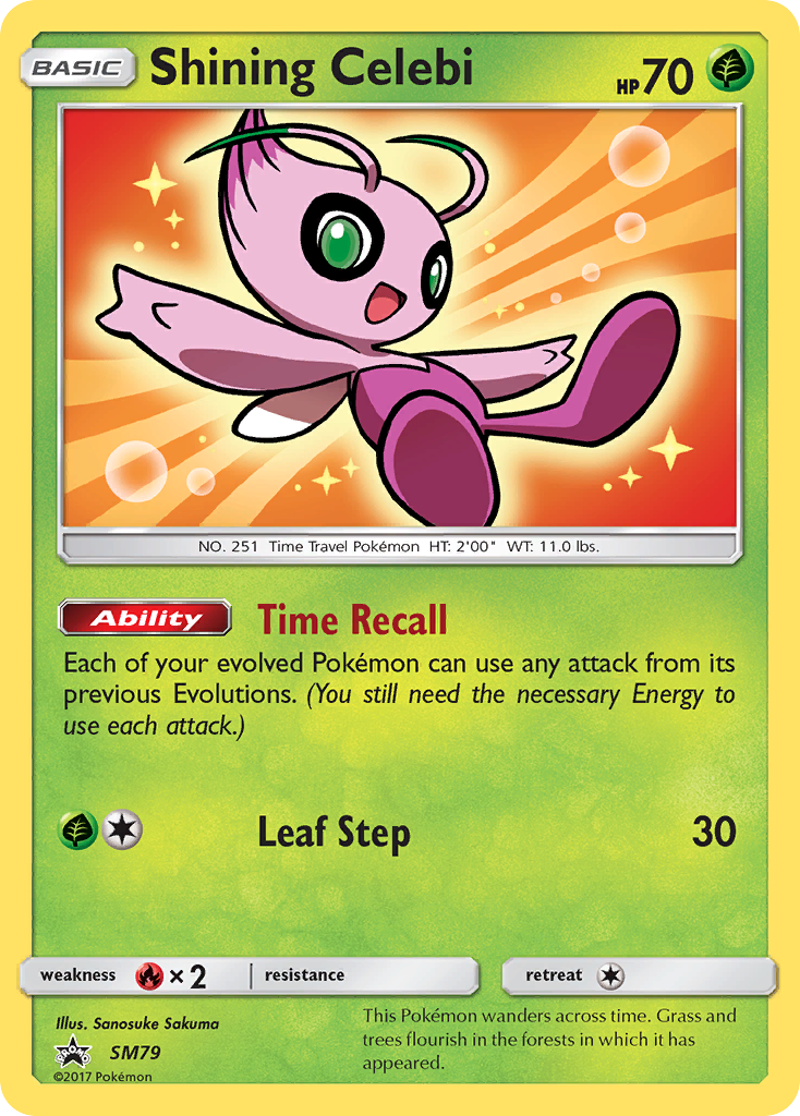 Shining Celebi (SM79) [Sun & Moon: Black Star Promos] | Gear Gaming Bentonville