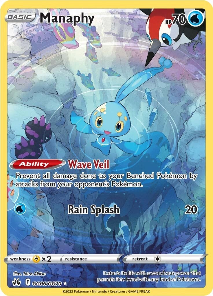 Manaphy (GG06/GG70) [Sword & Shield: Crown Zenith] | Gear Gaming Bentonville