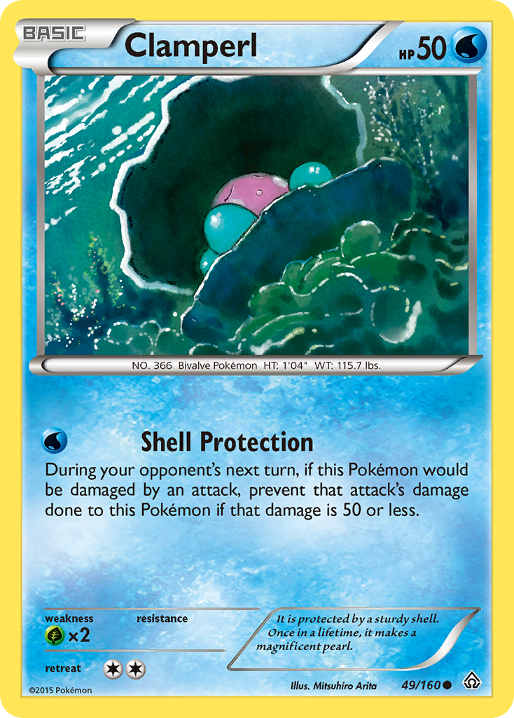 Clamperl (49/160) [XY: Primal Clash] | Gear Gaming Bentonville