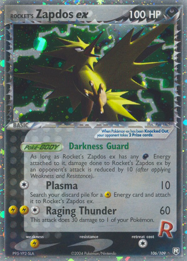 Rocket's Zapdos ex (106/109) [EX: Team Rocket Returns] | Gear Gaming Bentonville