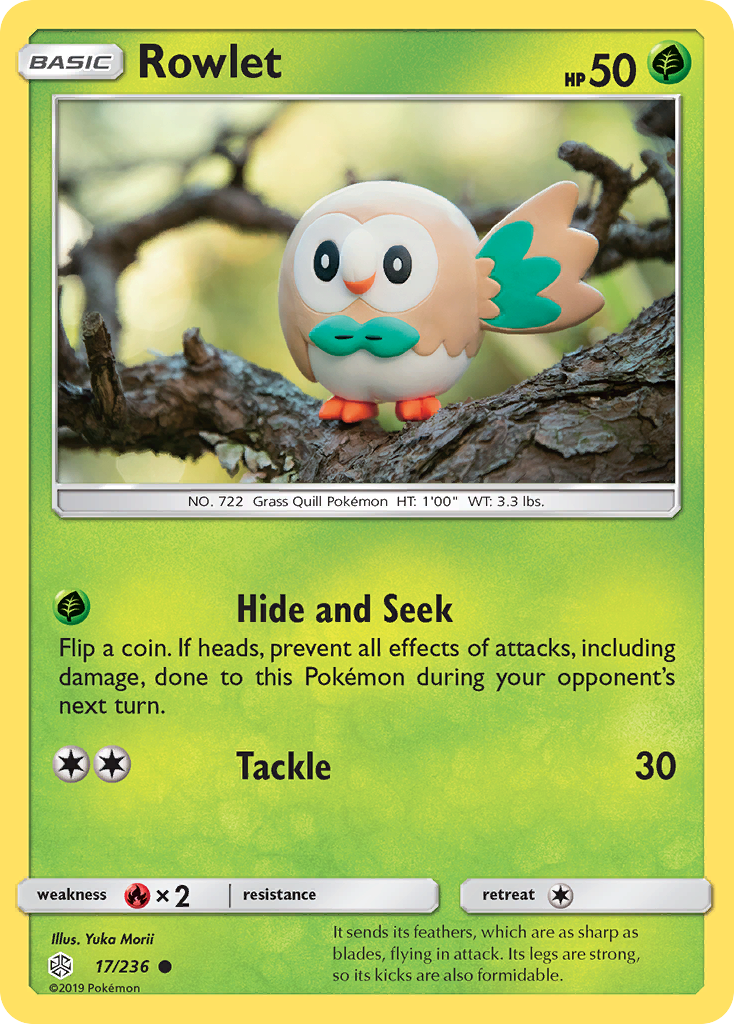 Rowlet (17/236) [Sun & Moon: Cosmic Eclipse] | Gear Gaming Bentonville