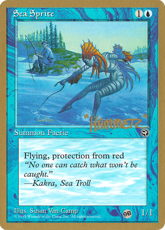 Sea Sprite (Shawn "Hammer" Regnier) (SB) [Pro Tour Collector Set] | Gear Gaming Bentonville