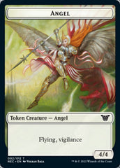 Angel // Elephant Double-sided Token [Kamigawa: Neon Dynasty Commander Tokens] | Gear Gaming Bentonville