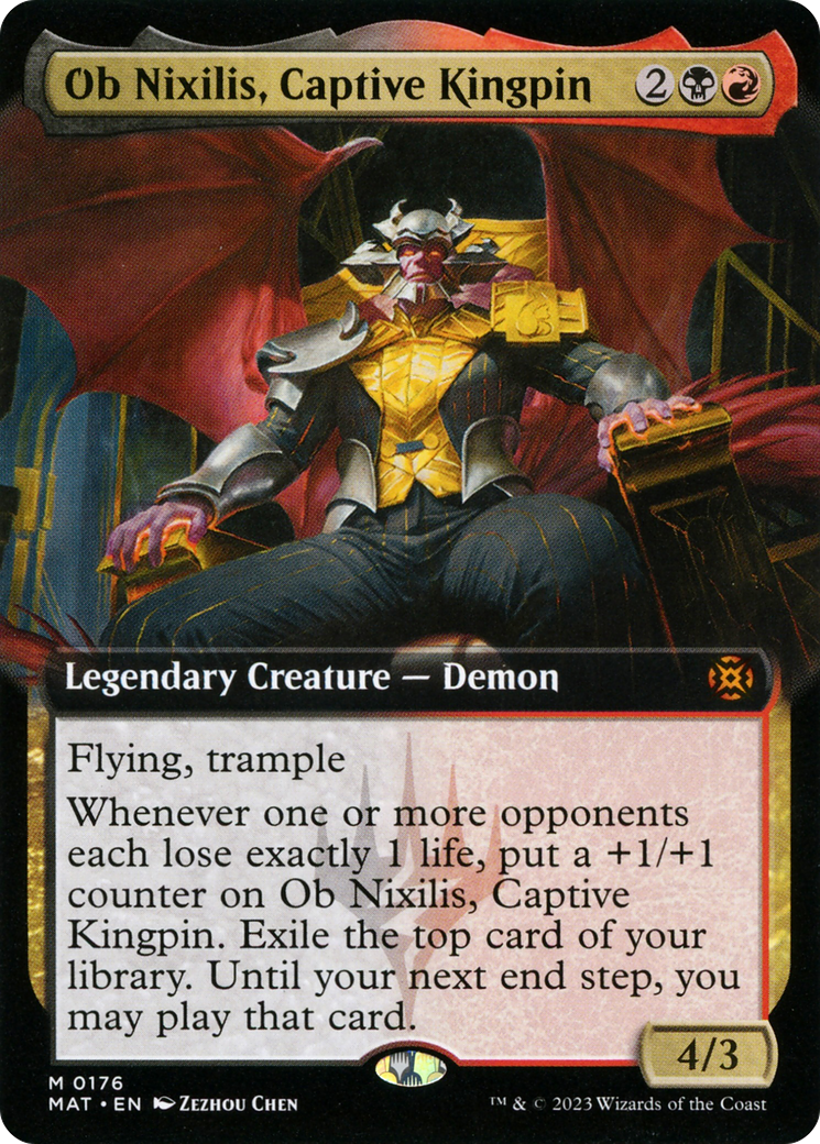 Ob Nixilis, Captive Kingpin (Extended Art) [March of the Machine: The Aftermath] | Gear Gaming Bentonville