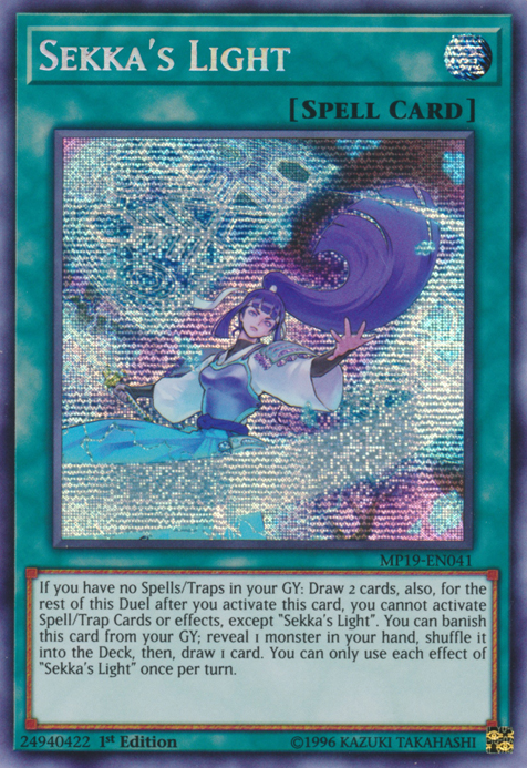 Sekka's Light [MP19-EN041] Prismatic Secret Rare | Gear Gaming Bentonville