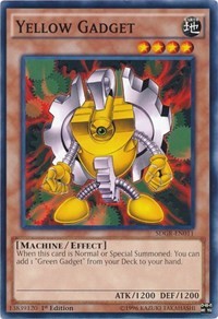 Yellow Gadget [Structure Deck: Geargia Rampage] [SDGR-EN011] | Gear Gaming Bentonville