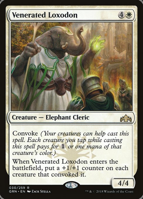 Venerated Loxodon [Guilds of Ravnica] | Gear Gaming Bentonville