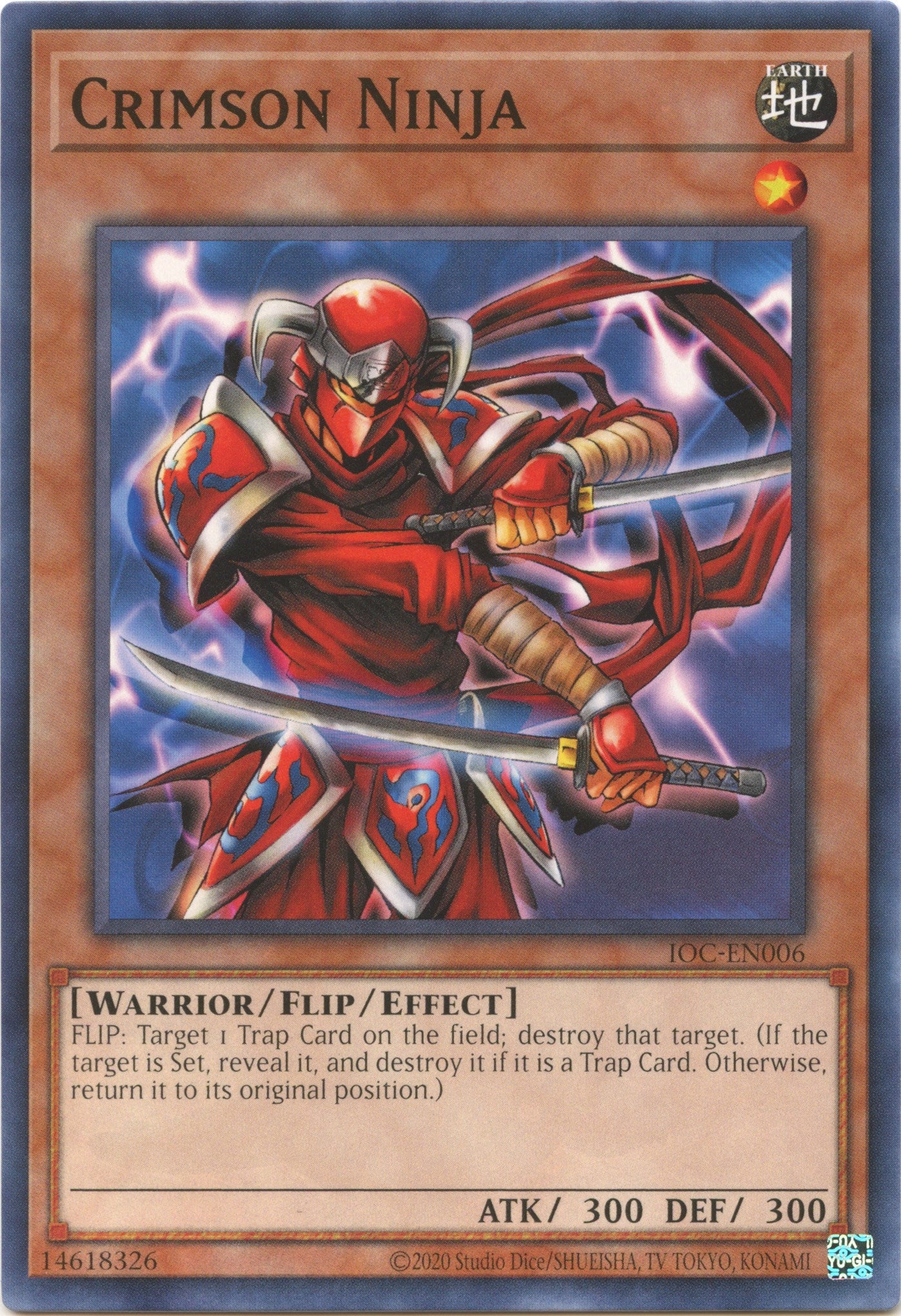 Crimson Ninja (25th Anniversary) [IOC-EN006] Common | Gear Gaming Bentonville