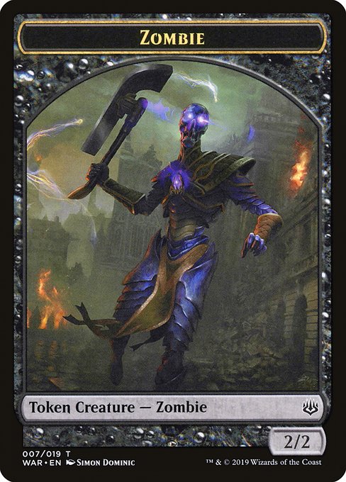 Zombie Token [War of the Spark] | Gear Gaming Bentonville