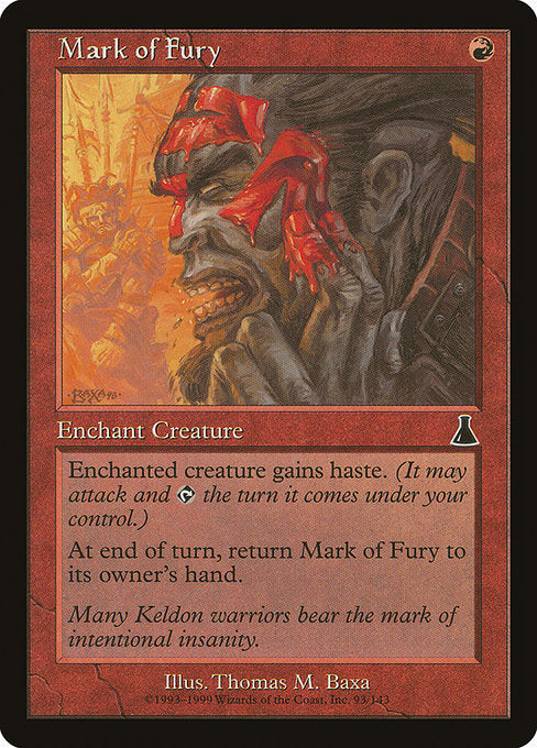 Mark of Fury [Urza's Destiny] | Gear Gaming Bentonville