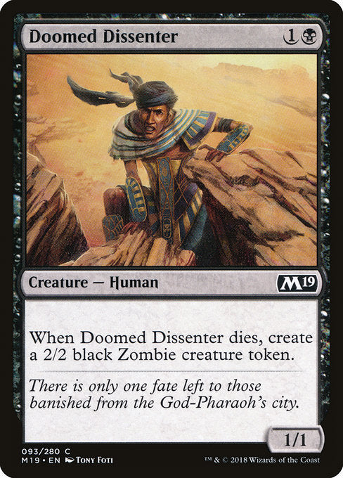 Doomed Dissenter [Core Set 2019] | Gear Gaming Bentonville