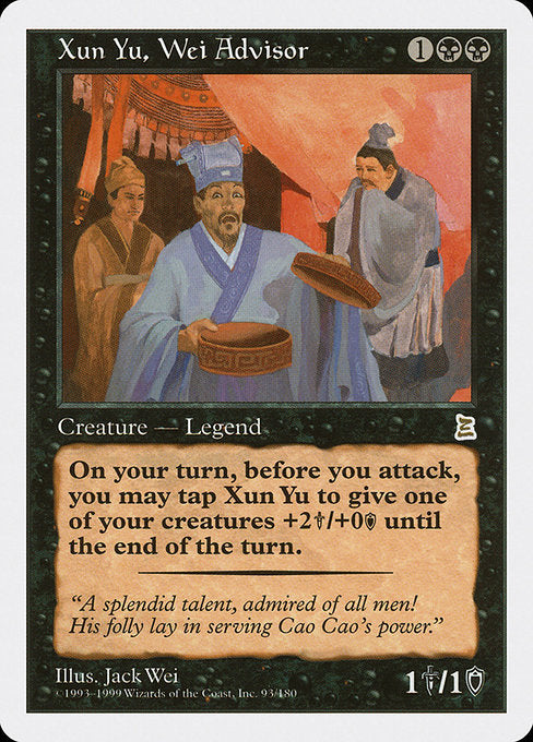 Xun Yu, Wei Advisor [Portal Three Kingdoms] | Gear Gaming Bentonville