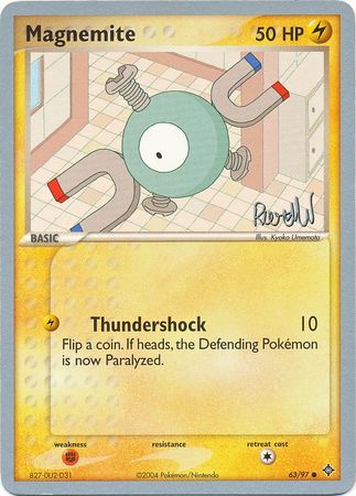 Magnemite (63/97) (Rocky Beach - Reed Weichler) [World Championships 2004] | Gear Gaming Bentonville