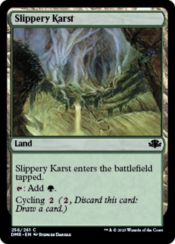 Slippery Karst [Dominaria Remastered] | Gear Gaming Bentonville