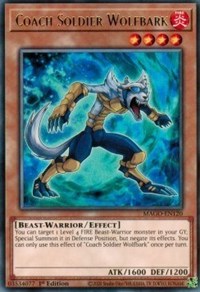 Coach Soldier Wolfbark [MAGO-EN120] Rare | Gear Gaming Bentonville
