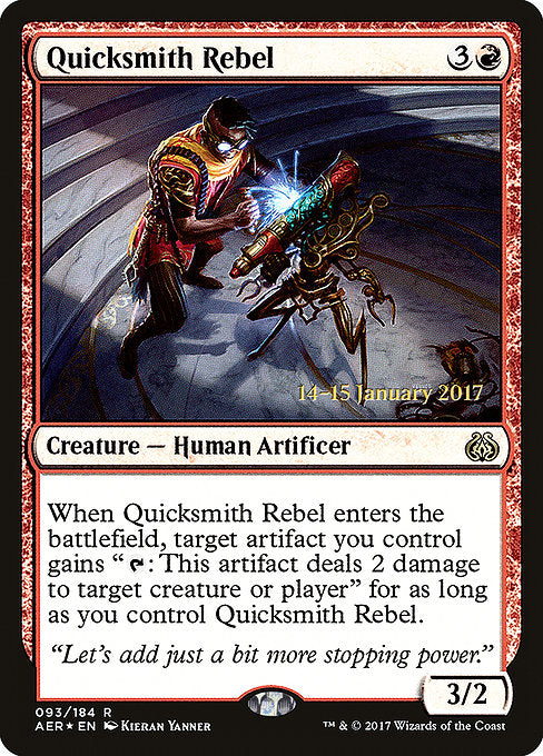 Quicksmith Rebel [Prerelease Cards] | Gear Gaming Bentonville