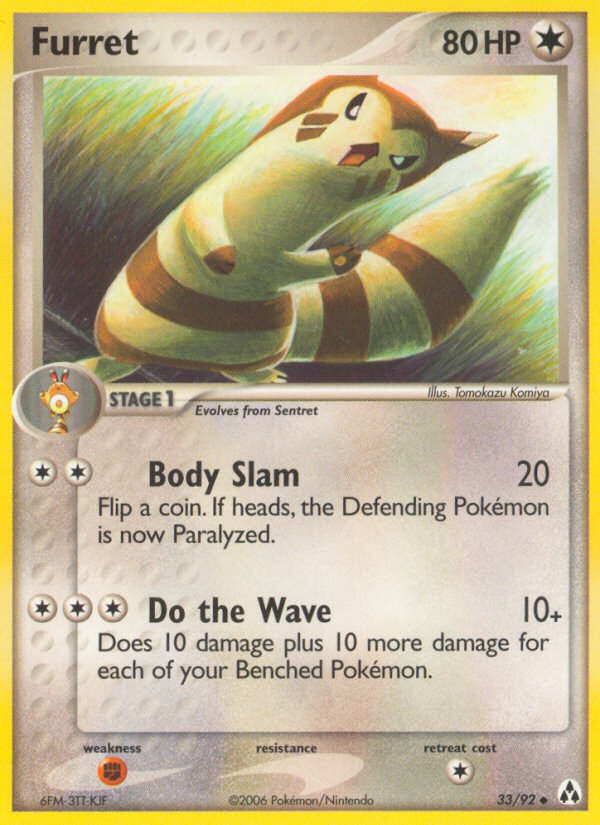 Furret (33/92) [EX: Legend Maker] | Gear Gaming Bentonville