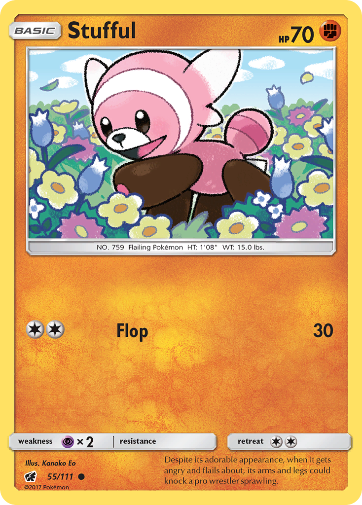 Stufful (55/111) [Sun & Moon: Crimson Invasion] | Gear Gaming Bentonville