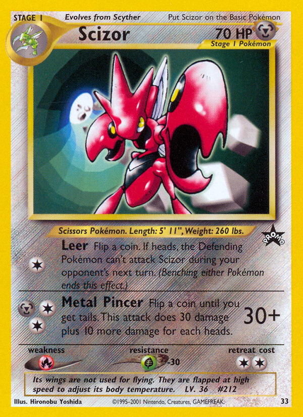 Scizor (33) [Wizards of the Coast: Black Star Promos] | Gear Gaming Bentonville