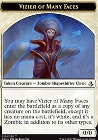 Vizier of Many Faces // Zombie Token [Amonkhet Tokens] | Gear Gaming Bentonville