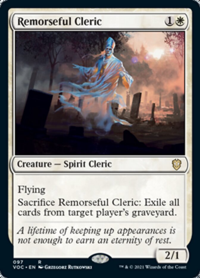 Remorseful Cleric [Innistrad: Crimson Vow Commander] | Gear Gaming Bentonville