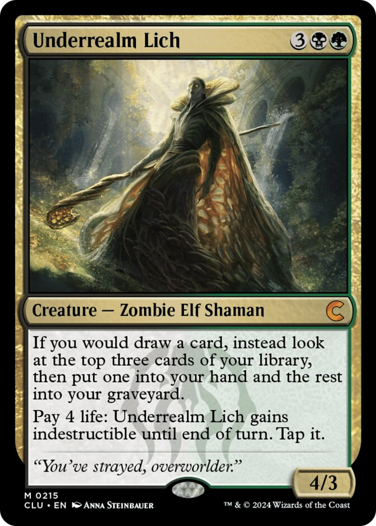 Underrealm Lich [Ravnica: Clue Edition] | Gear Gaming Bentonville