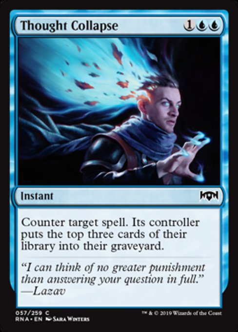 Thought Collapse [Ravnica Allegiance] | Gear Gaming Bentonville