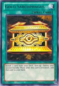 Gold Sarcophagus (Blue) [Duelist League Promo] [DL18-EN011] | Gear Gaming Bentonville