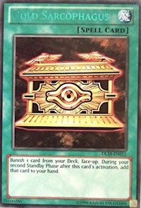 Gold Sarcophagus (Green) [Duelist League Promo] [DL18-EN011] | Gear Gaming Bentonville
