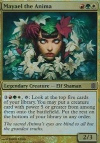 Mayael the Anima (Commander's Arsenal) [Oversize Cards] | Gear Gaming Bentonville