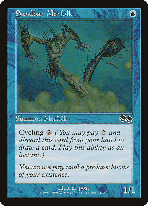 Sandbar Merfolk [Urza's Saga] | Gear Gaming Bentonville