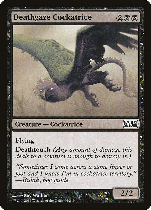 Deathgaze Cockatrice [Magic 2014 (M14)] | Gear Gaming Bentonville