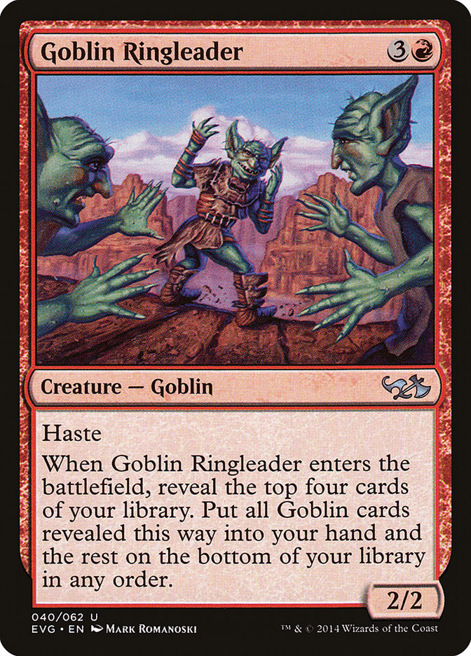 Goblin Ringleader (Elves vs. Goblins) [Duel Decks Anthology] | Gear Gaming Bentonville