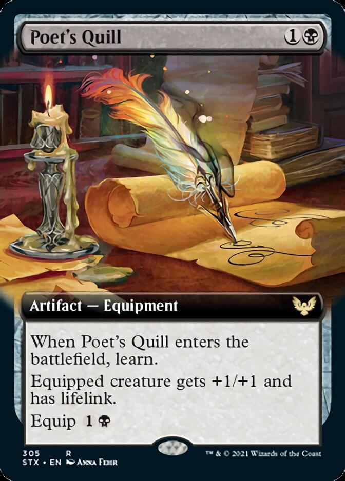 Poet's Quill (Extended) [Strixhaven: School of Mages] | Gear Gaming Bentonville