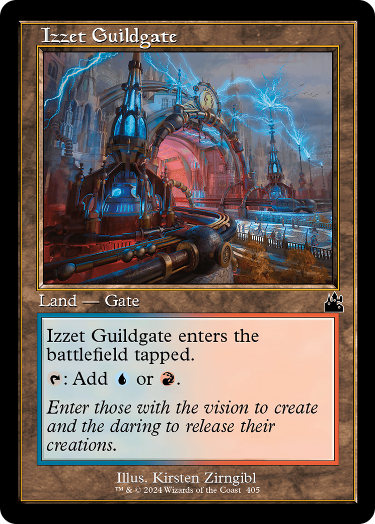 Izzet Guildgate (Retro Frame) [Ravnica Remastered] | Gear Gaming Bentonville