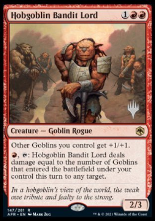 Hobgoblin Bandit Lord (Promo Pack) [Dungeons & Dragons: Adventures in the Forgotten Realms Promos] | Gear Gaming Bentonville