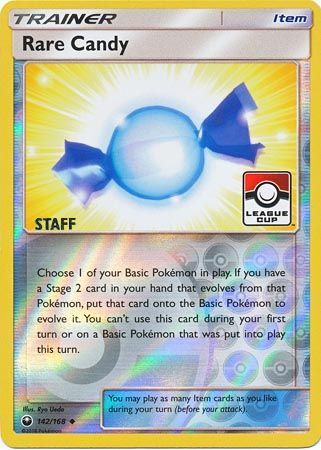 Rare Candy (142/168) (League Promo Staff) [Sun & Moon: Celestial Storm] | Gear Gaming Bentonville