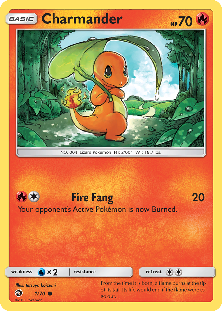 Charmander (1/70) [Sun & Moon: Dragon Majesty] | Gear Gaming Bentonville