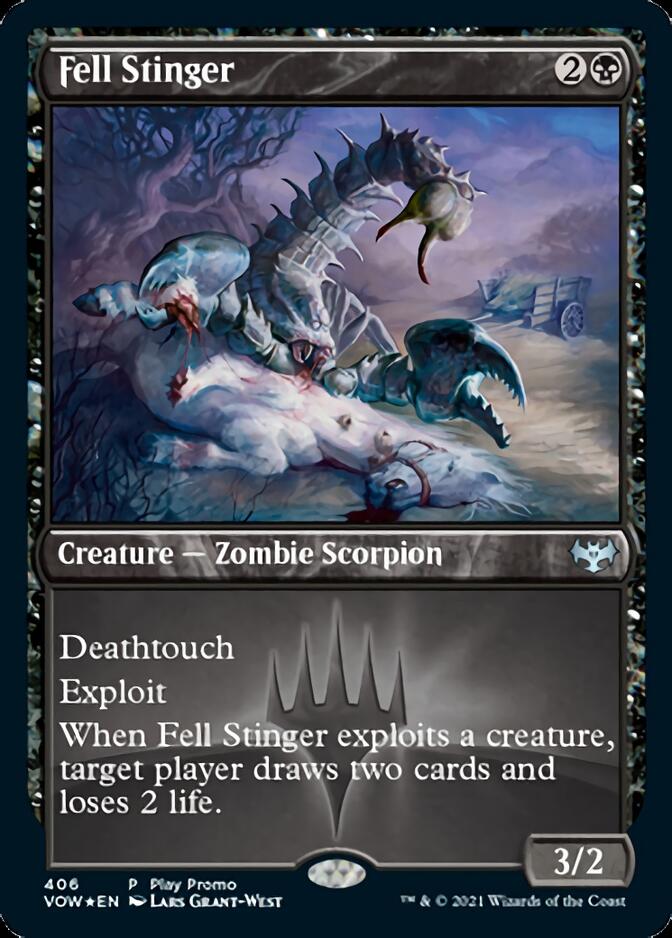 Fell Stinger (Play Promo) [Innistrad: Crimson Vow] | Gear Gaming Bentonville