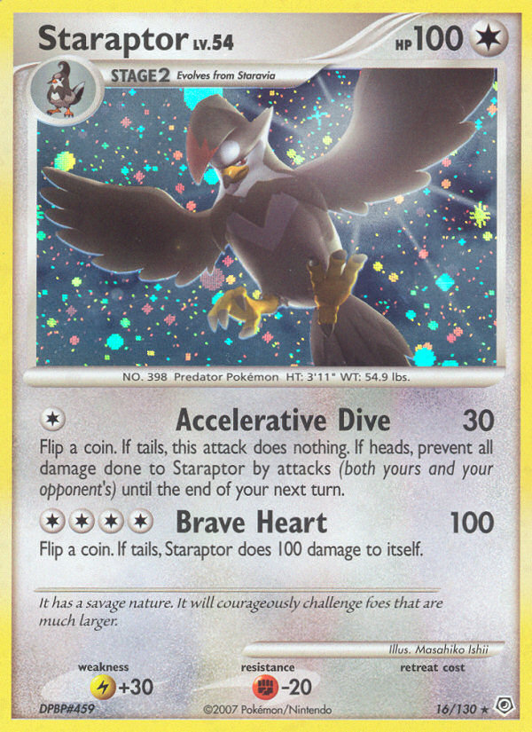 Staraptor (16/130) [Diamond & Pearl: Base Set] | Gear Gaming Bentonville