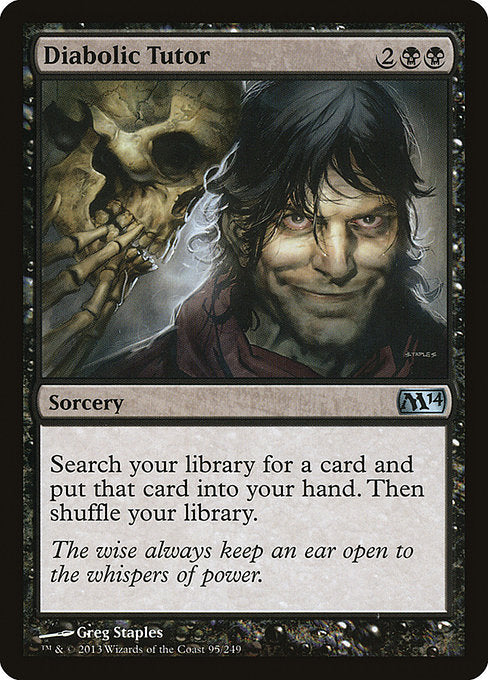 Diabolic Tutor [Magic 2014 (M14)] | Gear Gaming Bentonville