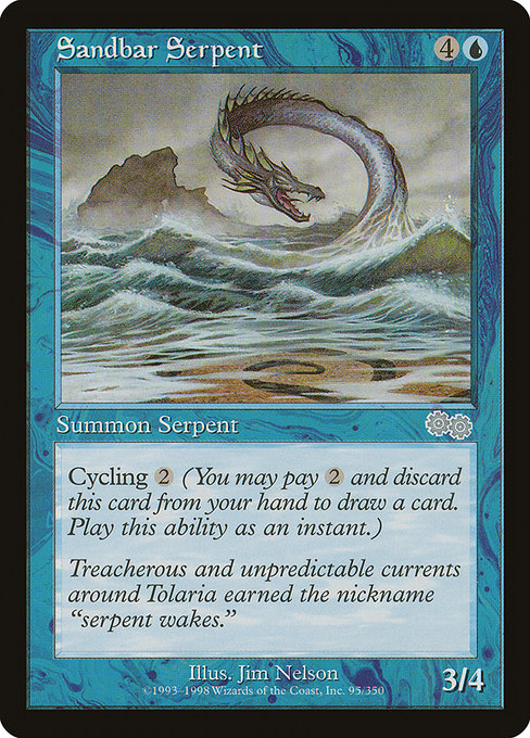 Sandbar Serpent [Urza's Saga] | Gear Gaming Bentonville