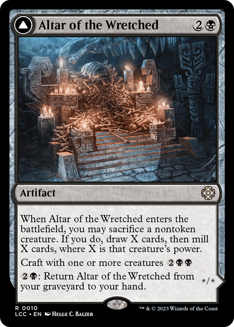 Altar of the Wretched // Wretched Bonemass [The Lost Caverns of Ixalan Commander] | Gear Gaming Bentonville