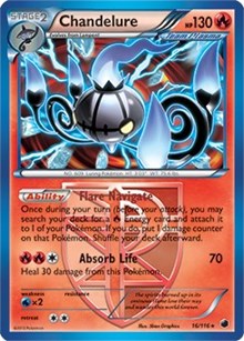 Chandelure (16/116) (Theme Deck Exclusive) [Black & White: Plasma Freeze] | Gear Gaming Bentonville