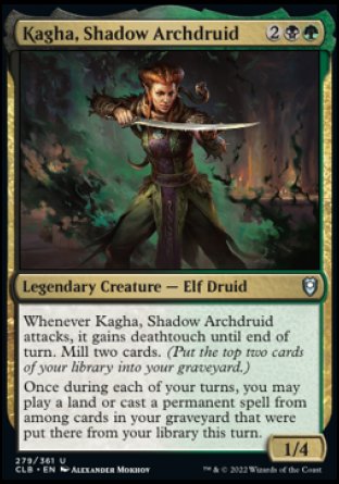 Kagha, Shadow Archdruid [Commander Legends: Battle for Baldur's Gate] | Gear Gaming Bentonville