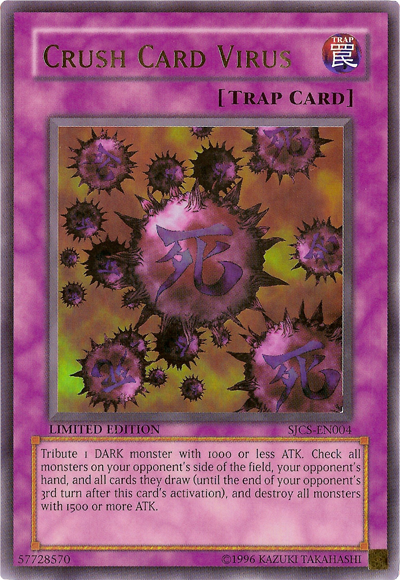 Crush Card Virus [SJCS-EN004] Ultra Rare | Gear Gaming Bentonville